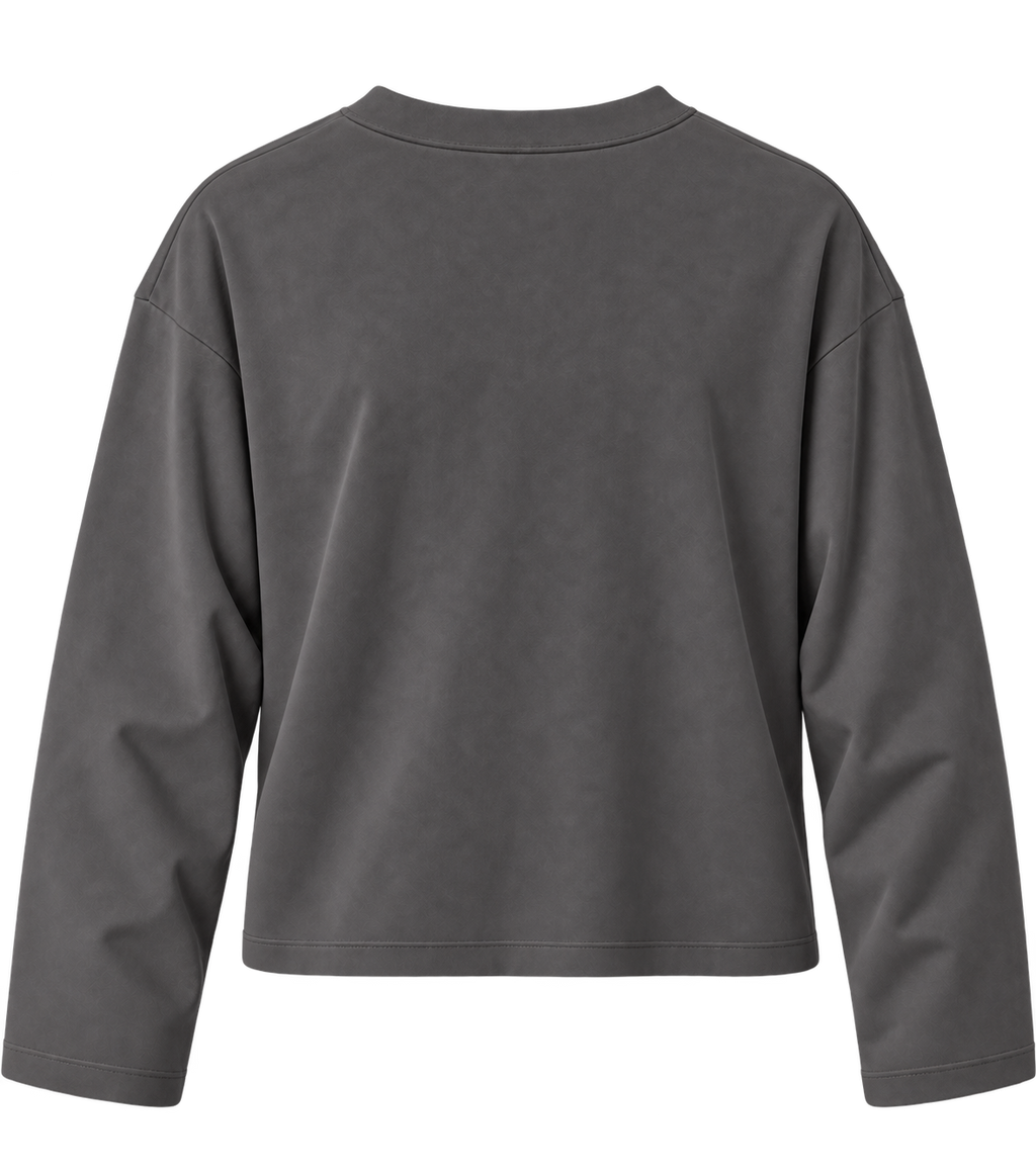 Caton Longsleeve Shirt by Favour, Dark Grey