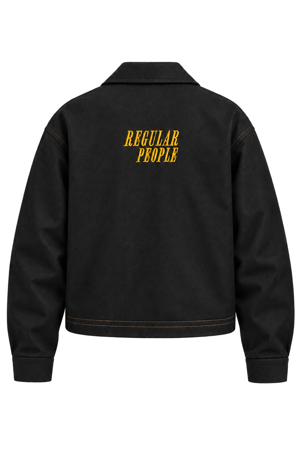 Denim Jacket by Regular People, Black - achterkant