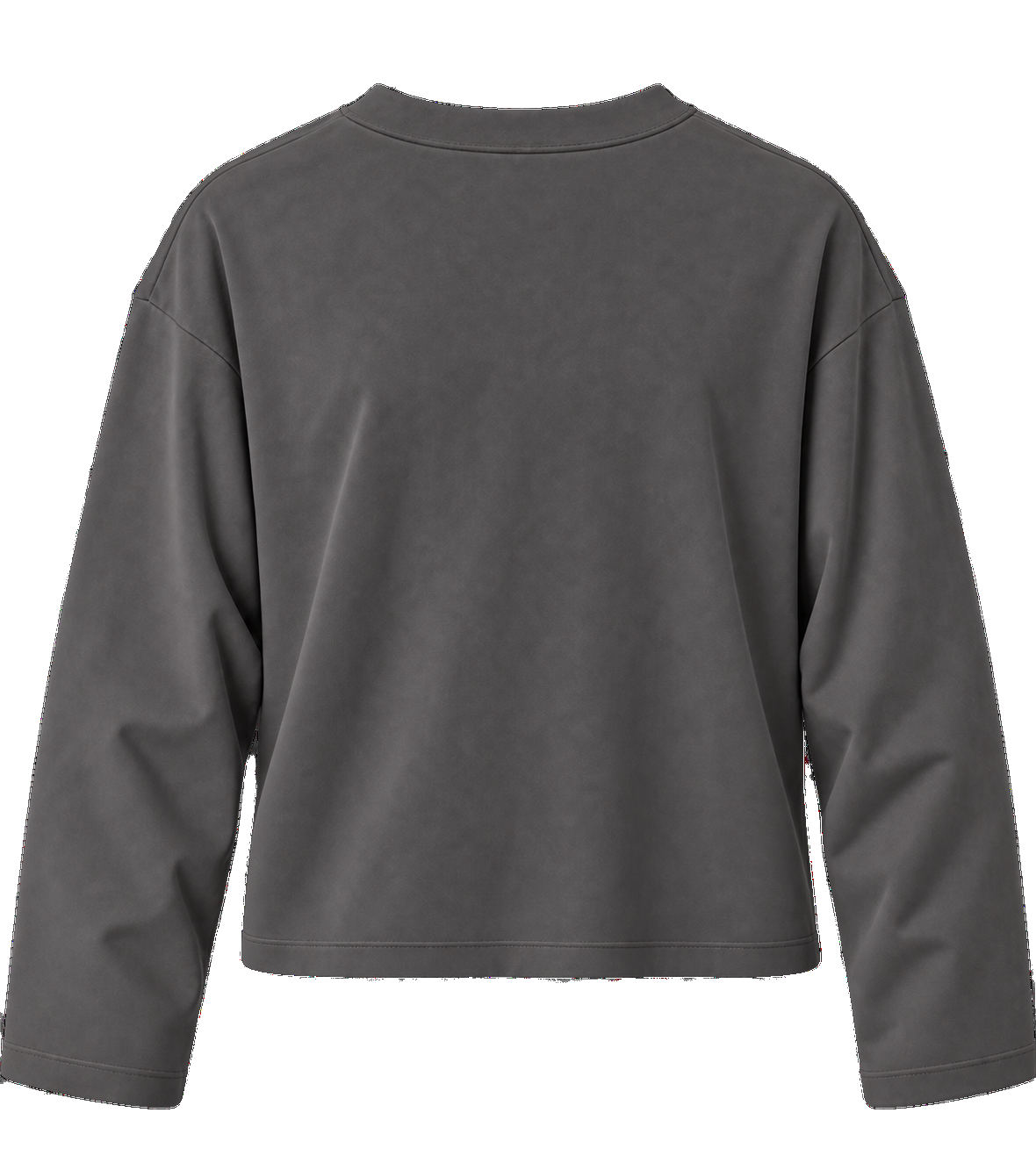 Caton Longsleeve Shirt by Favour in light grey, back