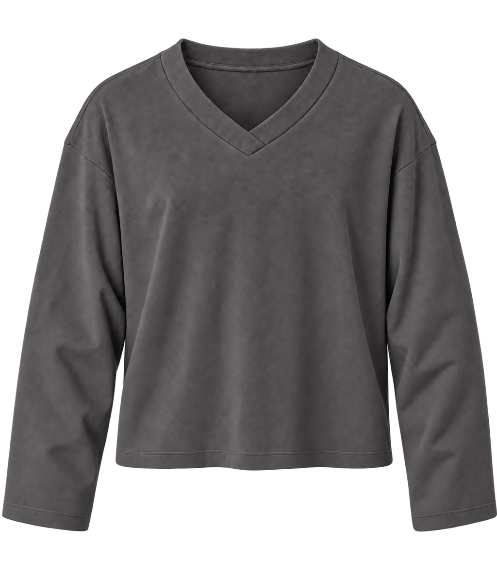 Caton Longsleeve Shirt by Favour, Dark Grey